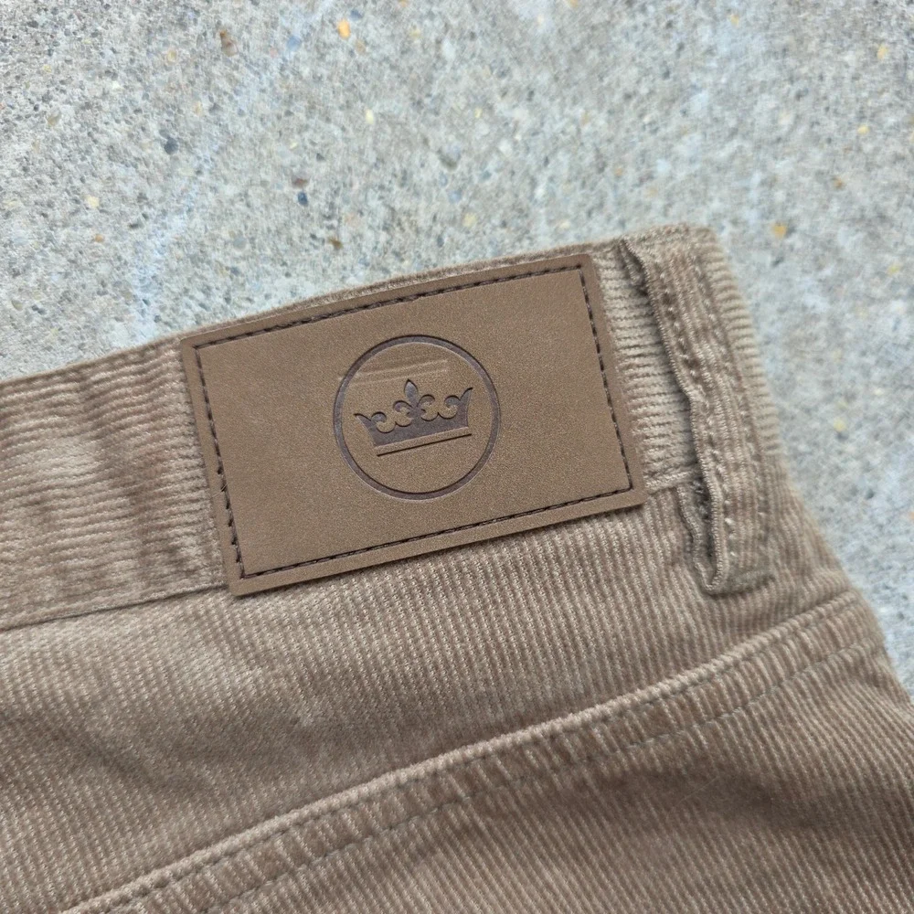Peter Millar Corduroy‎ Pants Size 36 (Fits 38x34) Tan Superior Soft 5-Pocket